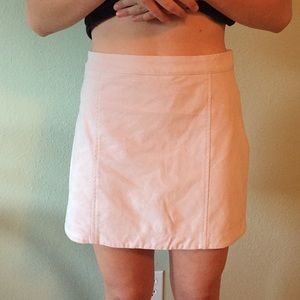(2for$20)Abercrombie pink suede skirt